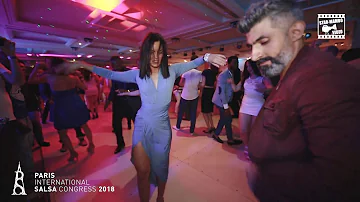 Dj Oj & Ella Jauk - social dancing @ PARIS INTL SALSA CONGRESS 2018