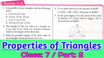 Properties of Triangles | Exercise 11.4 | Part 2 | Class 7 | Maths Xpress Solutions