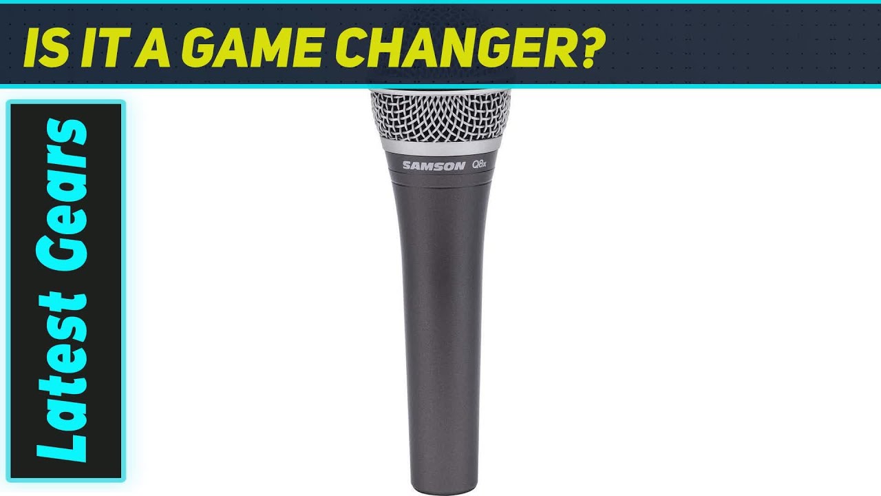 Samson Q8x: The Ultimate Dynamic Vocal Microphone for Singers