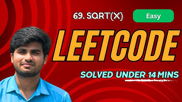 Sqrt(x) | Leetcode 69 | Python | Tamil Explanation | Karthi Stucks At Code