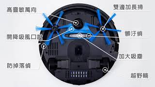 【趴趴走】智慧偵測超薄型掃地機器人吸塵器Zero-E - 特寫篇