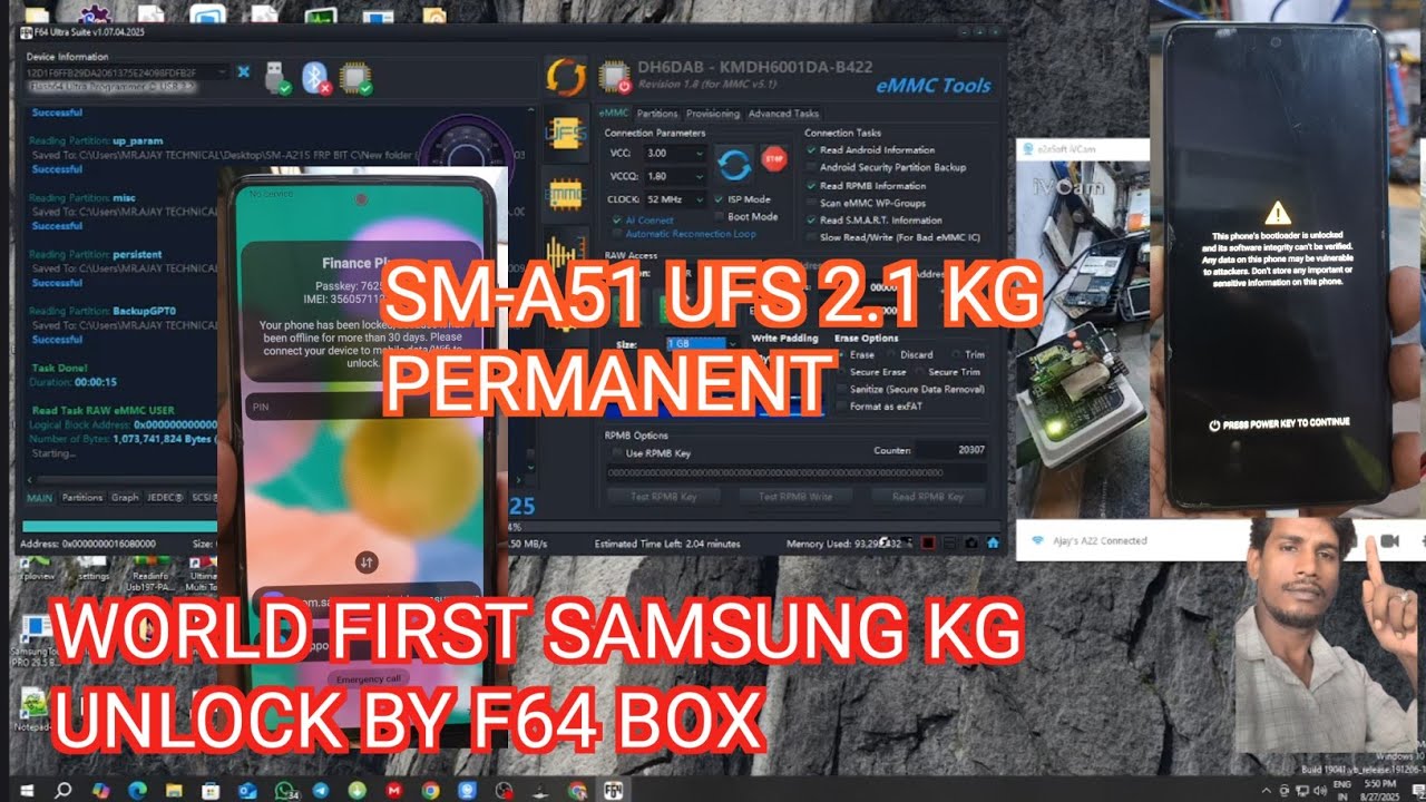 ВПЕРВЫЕ В МИРЕ 💪👌 РАЗБЛОКИРОВКА SAMSUNG KG С ПОМОЩЬЮ F64 BOX / ПОСТОЯННАЯ РАЗБЛОКИРОВКА SAMSUNG K...