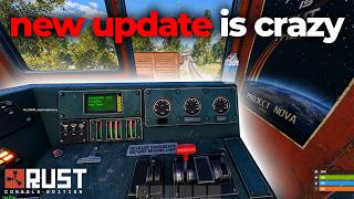 RUST CONSOLE UPDATE! Overground Trains, Ziplines, Travelling Vendor, Holo fix!
