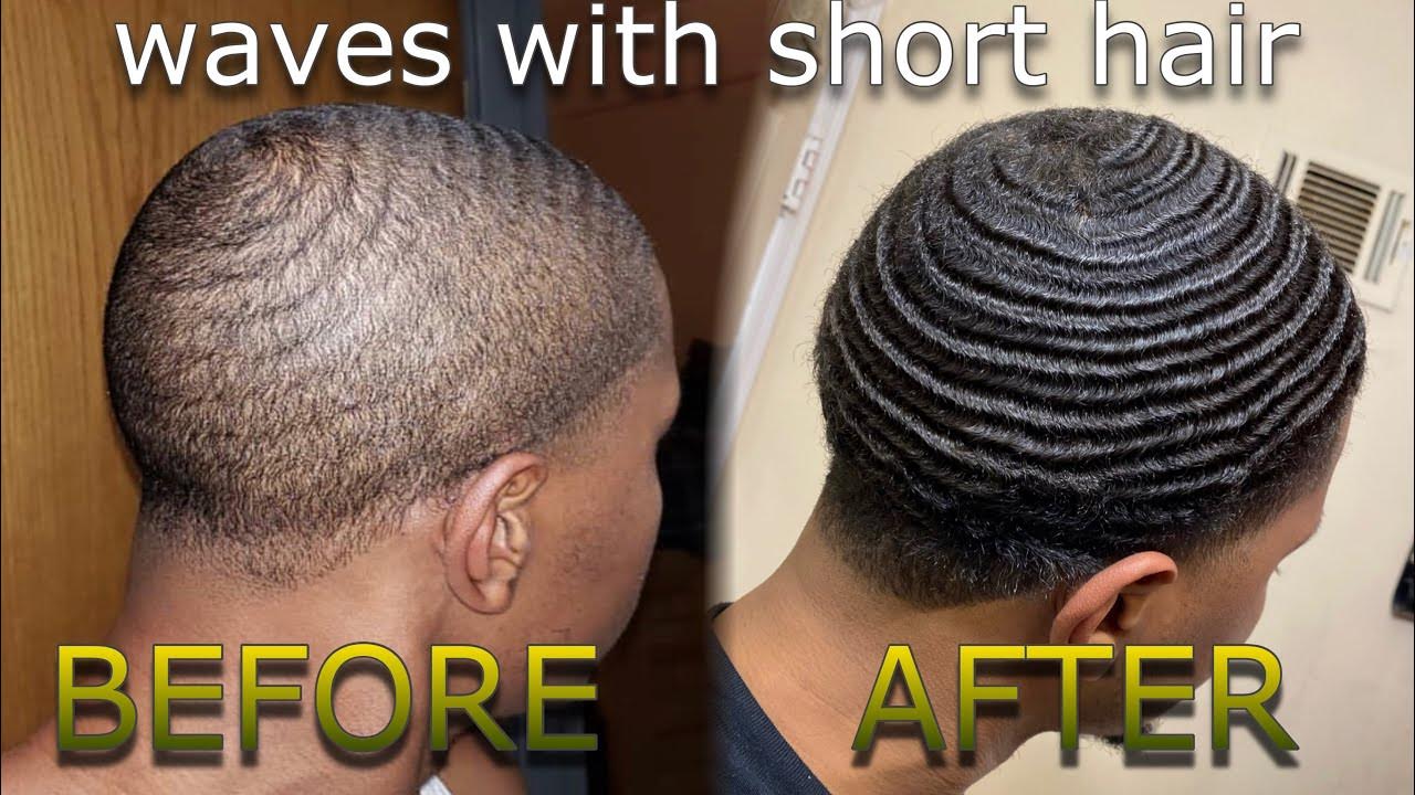 how-to-get-waves-with-short-hair-youtube