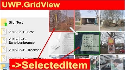 UWP:  Modify GridViewItem SelectedItem