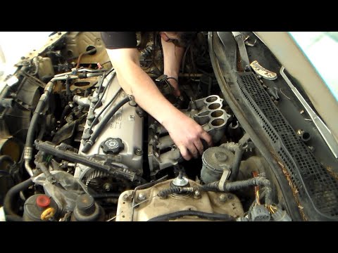 Washing and reinstalling the intake manifold and water pipe on my Honda Accord Wagon