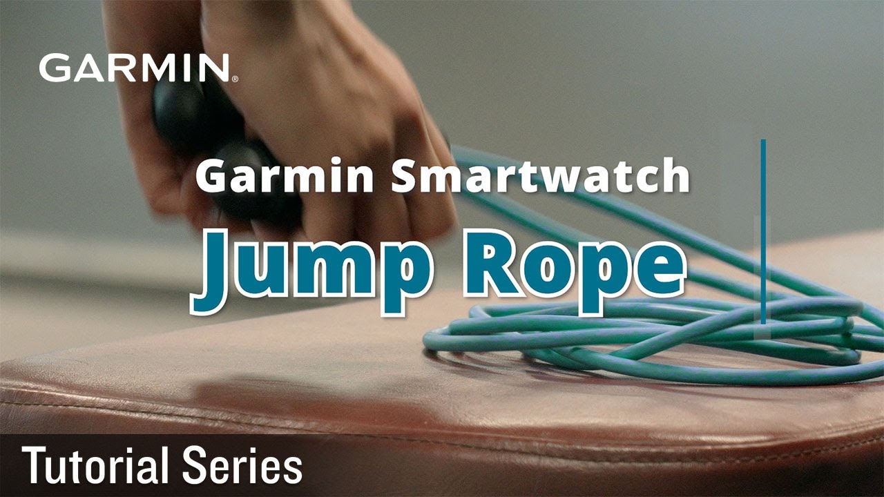 Tutorial Garmin Smartwatch Jump Rope Activity Track and Record
