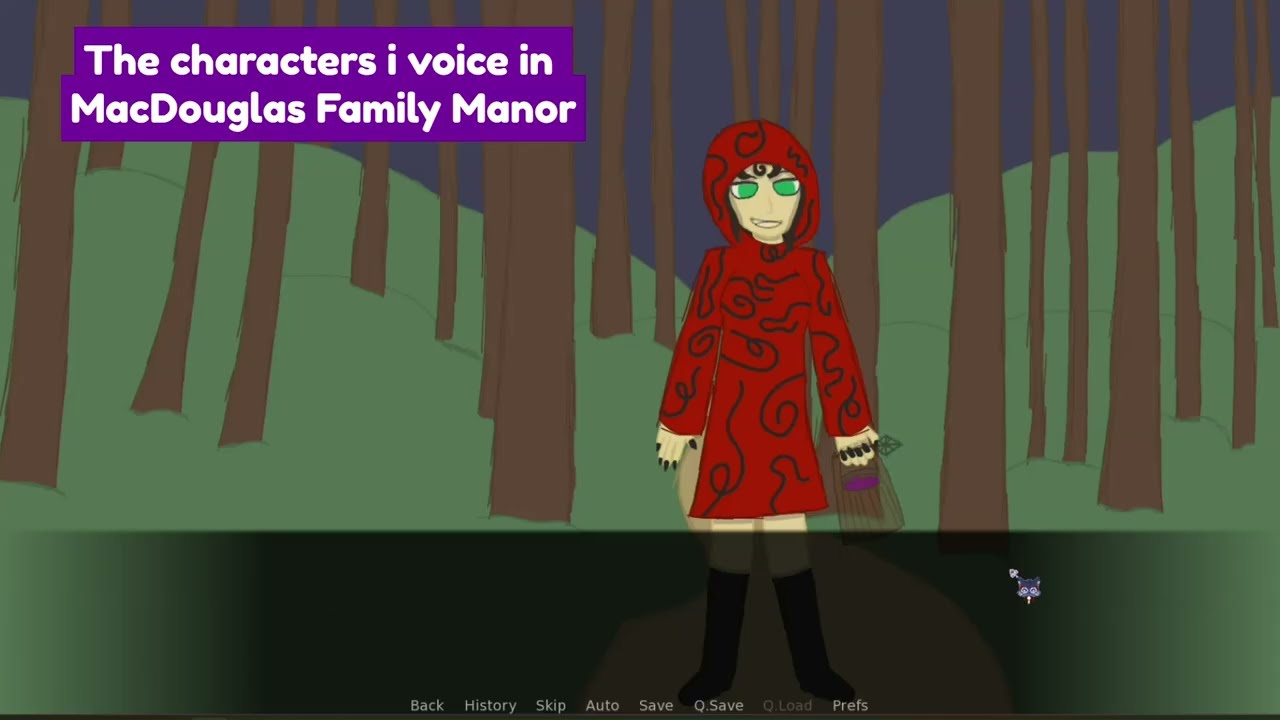 Some of my vocals from the MacDouglas Family Manor video game! Strange Girl and Bat Woman