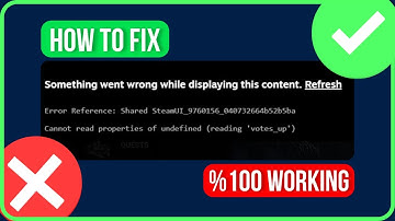 Something Went Wrong While Displaying This Content [FIXED]