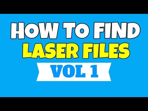 Laser cut files for glowforge