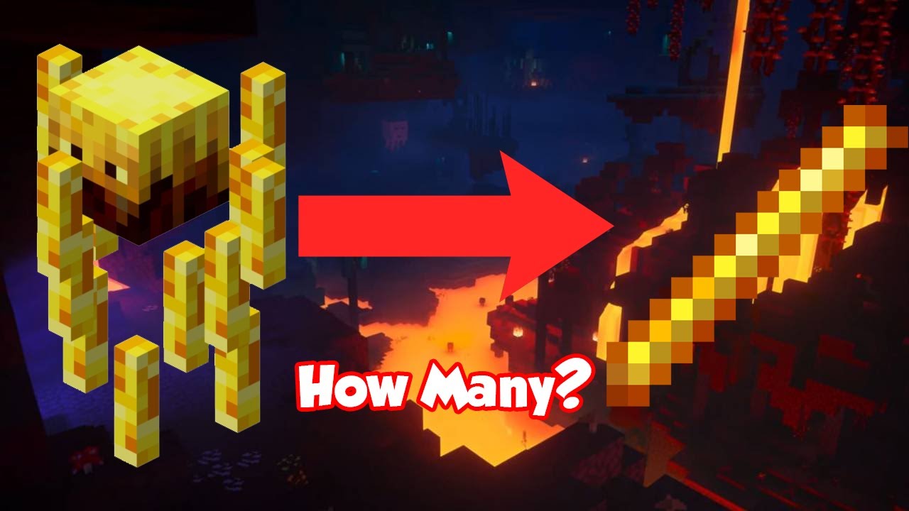 How Many Blaze Rods Do You Get With Looting? shorts YouTube