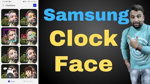 Samsung Clock Face Customize Lock Screen & AOD Clock Style, Change Clock Style in Samsung Galaxy