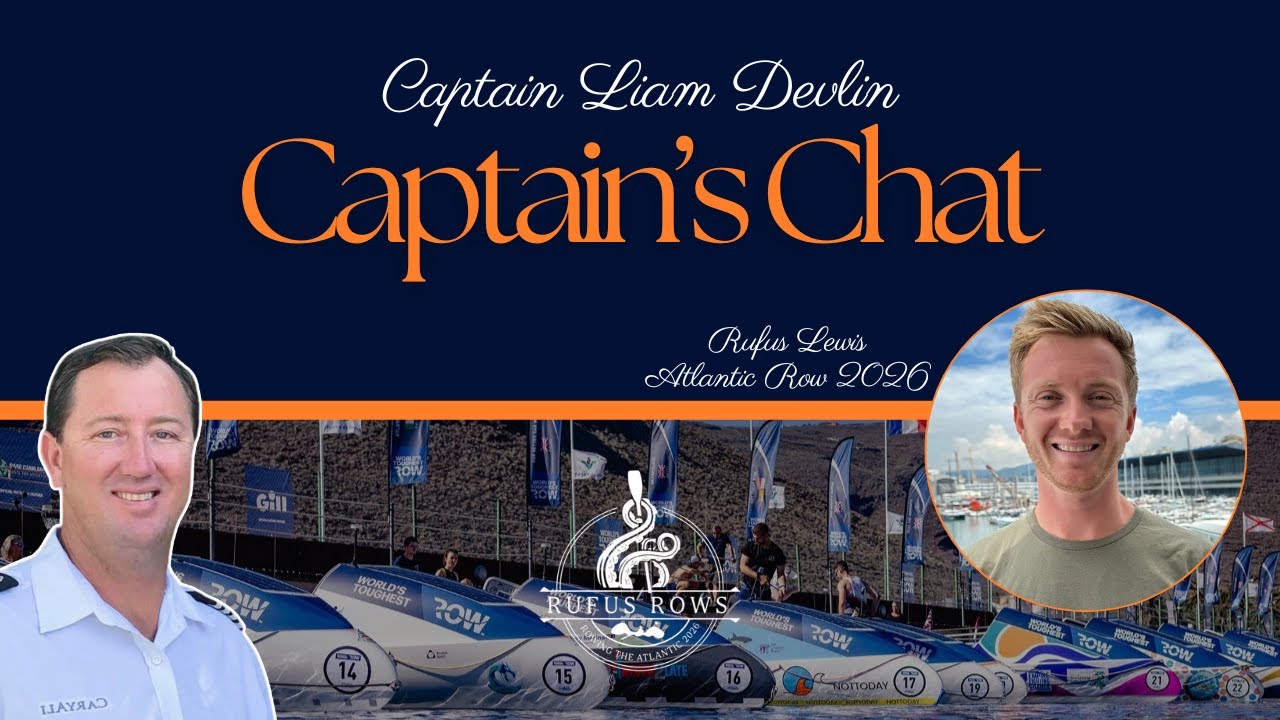 Rufus Lewis training for the World’s Toughest Row — a 3,000-mile solo Atlantic crossing to raise funds for Caudwell Youth.