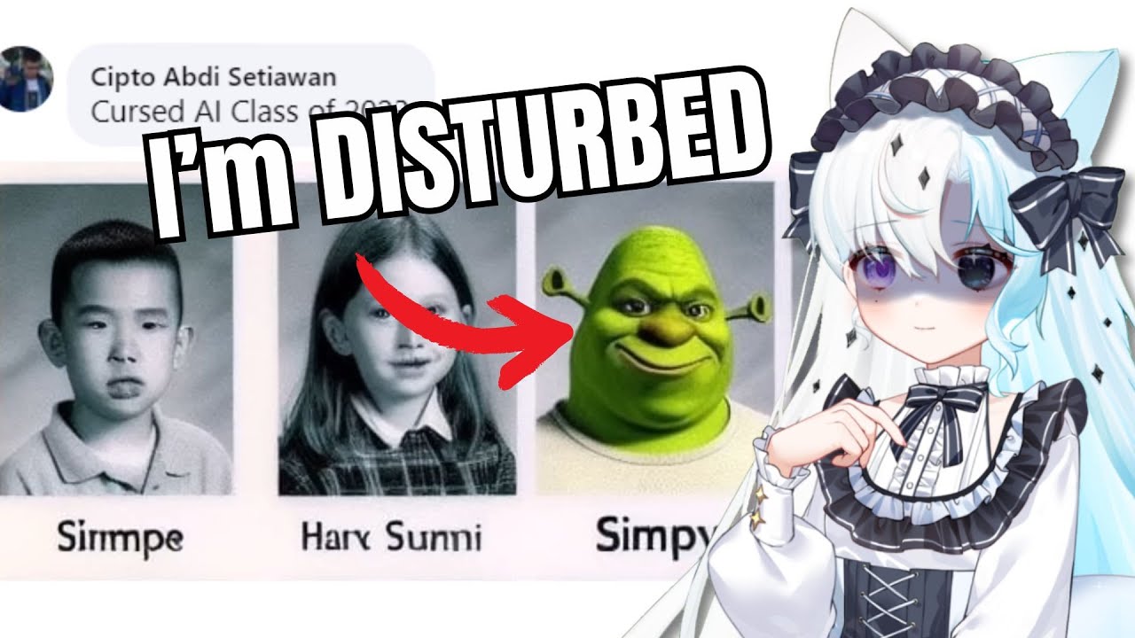 ИИ ШРЕК?! | Aquwa реагирует на «ИИ пытается создавать школьные альбомы»