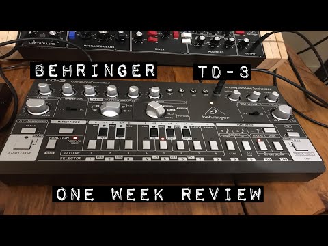 behringer td-3 computer controlled 美品 Behringer TD-3 Analog Bass Line Synthesizer with VCO/VCF, 16