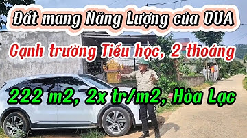 Cạnh trường Tiểu học, Mặt tiền 10m, nở hậu. Đất nền giá bán rẻ, 500m tiện ích ngập tràn, Hòa Lạc