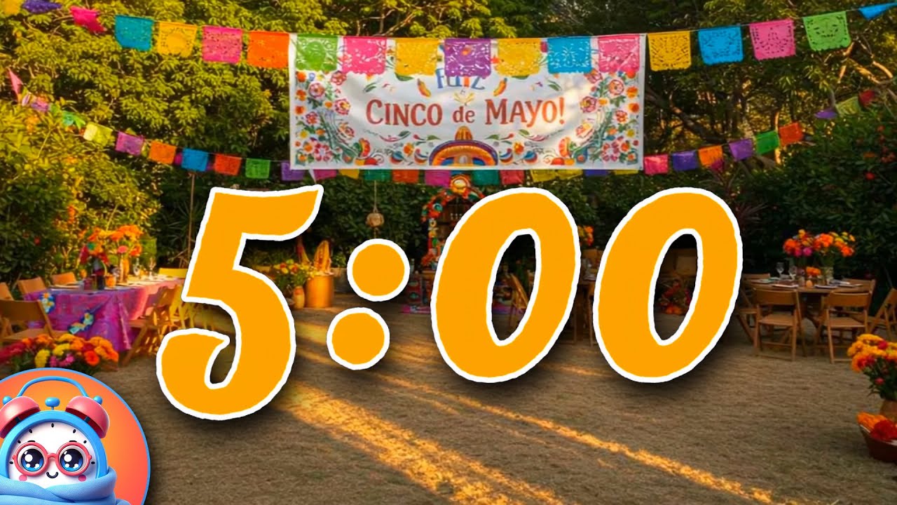 Cinco de Mayo 5-Minute Countdown Timer – Outdoor Fiesta Edition! - YouTube