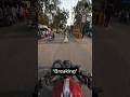 Biker Got Distracted By His Friends