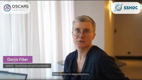 SSHOC video pill - Interview with Darja Fišer