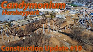 Candymonium & Chocolatetown | Construction Update #10 | Hersheypark | February 19th, 2020