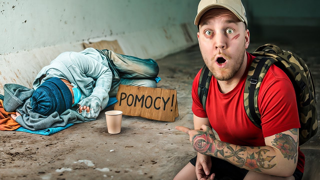 ZNALAZŁEM BEZDOMNEGO na URBEXIE!