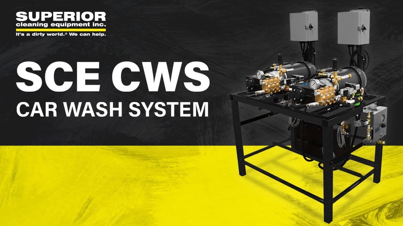 SCE CWS System, A Custom Built Self Serve Car Wash Station with Wash