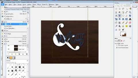 Gimp Tutorial Part 2 - Text Effect