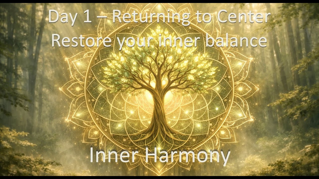 Day 1 – Returning to Center — Restore your inner balance (Alpha + Theta)