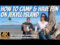 How to Camp & Have Fun on Jekyll Island GA in 4K // Jekyll Island Campground
