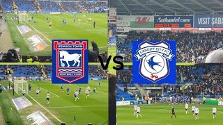 The moment Cardiff score in 95th minute and 100th minute to send Ipswich 3rd.