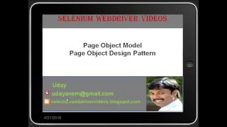 [Selenium WebDriver Videos]: What is Page Object Model