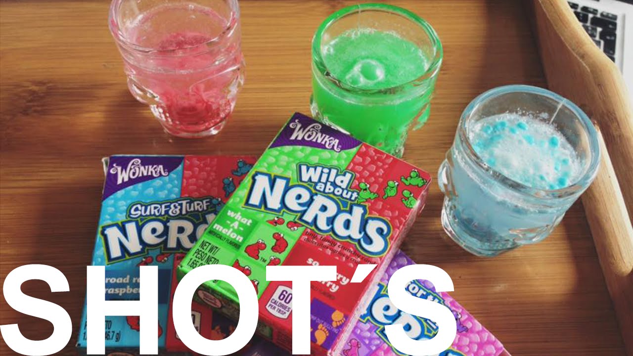 ¿Cómo hacer SHOTS de NERDS? Nerds Vodka YouTube