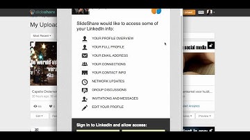 New integration of Slideshare into LinkedIn
