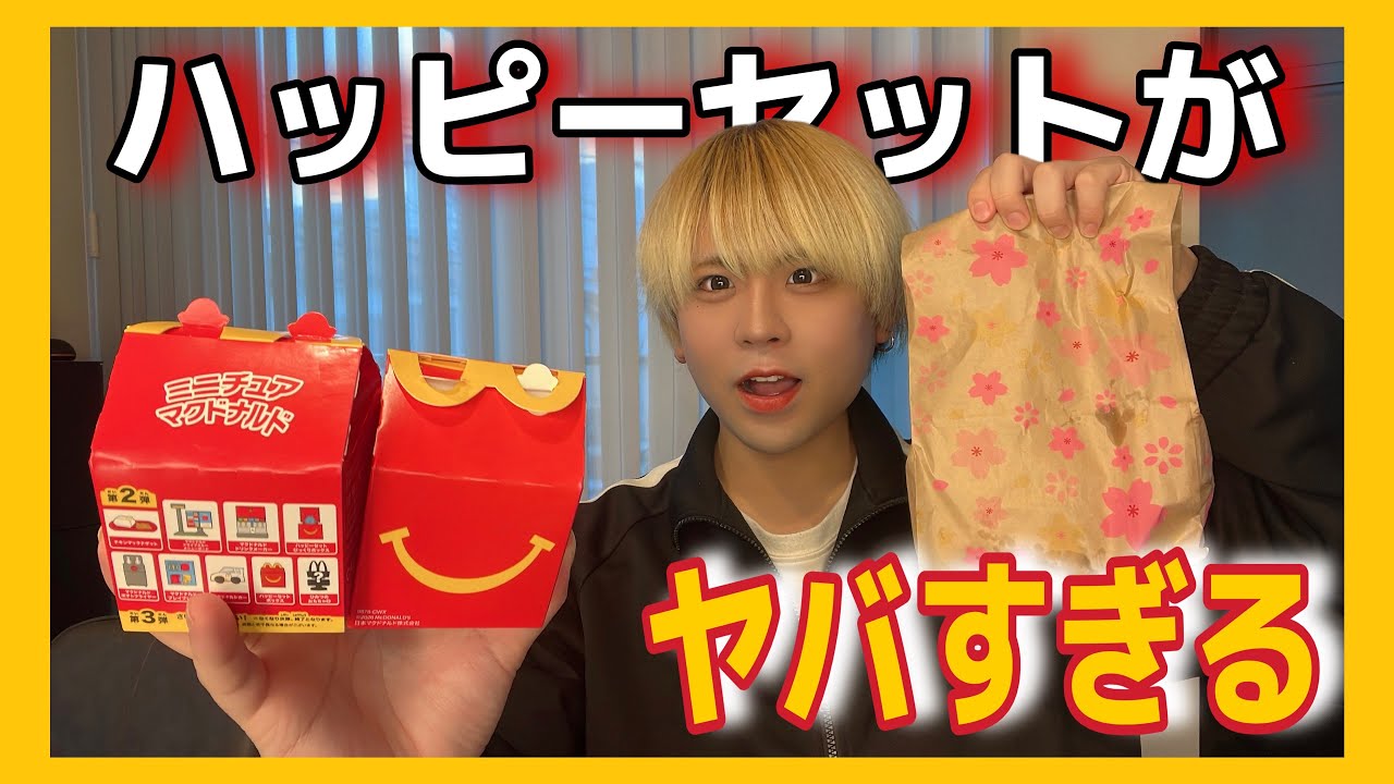 【ミニチュアマクドナルド】マック本気出しすぎてない？【ハッピーセット】