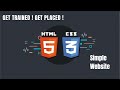 Build a Simple Website with HTML & CSS: Beginner-Friendly Tutorial