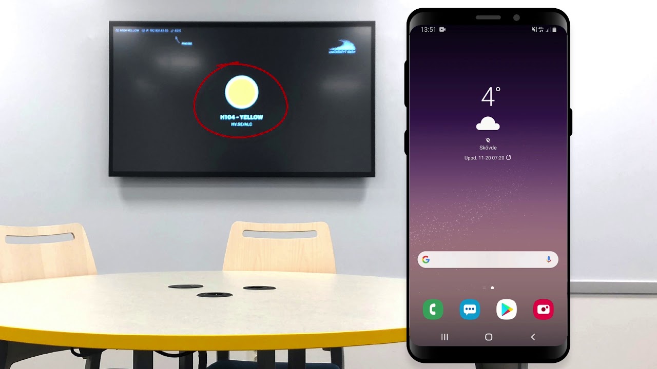 Koppla upp Samsung i Active Learning Classrom ALC YouTube