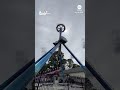 Nearly 30 people stuck on upside down amusement park ride