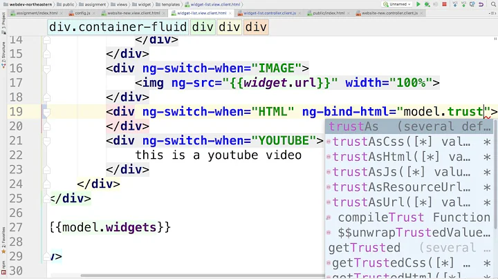 4.6 embedding html using $sce and ng-bind html webdev summer 2 2017