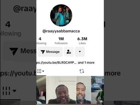 Ustaaz Raayyaa Hordoftoonni Isa Tiktok Miliyona Seene Raayyaaabbaamaccaa Subscribe Duet Love