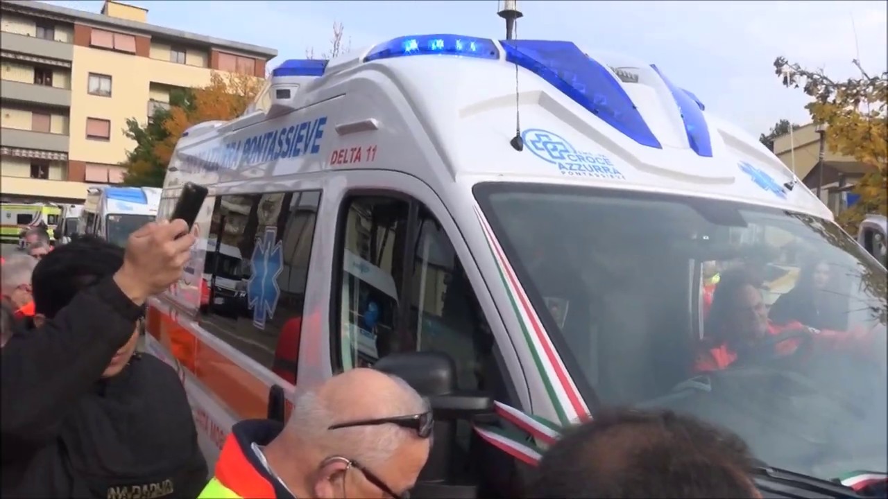 Inaugurazione Nuovi Mezzi Croce Azzurra Pontassieve 2019 - YouTube