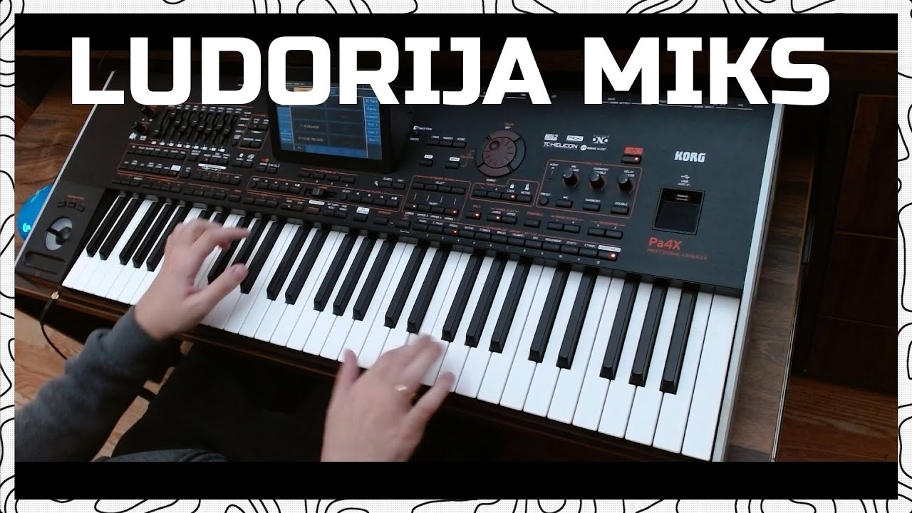 Ludorija Miks Kola // MARKO MX - Harmonika Sax Gajde - KORG Pa4x!