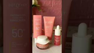 Dot&amp;key watermelon face wash||Sunscreen||Serum||Moisturizer||💗