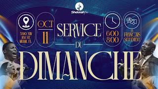 Sunday Service | October 11, 2026 | Gregory Toussaint | Tabernacle of Glory | Shekinah.fm