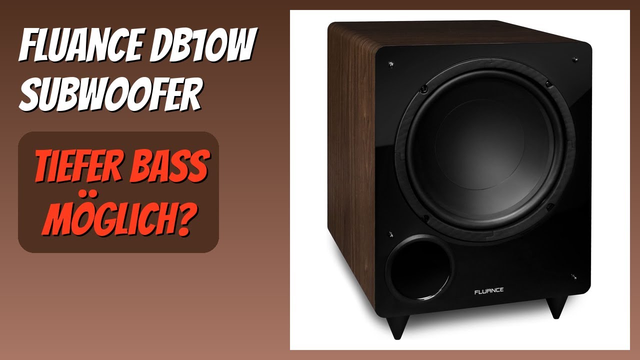 BEWERTUNG (2025): Fluance DB10W Subwoofer. WESENTLICHE Einzelheiten