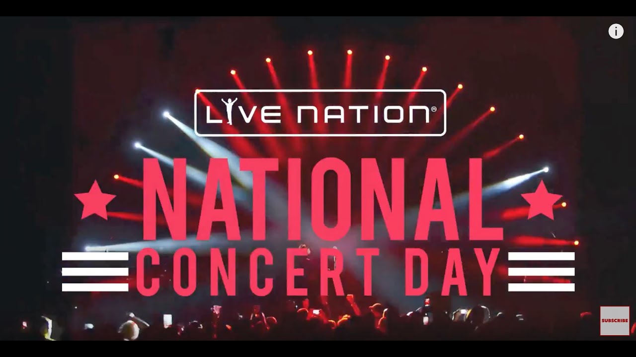 JUST ANNOUNCED Live Nation’s 2nd Annual National Concert Day YouTube