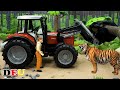 Forstwirtschaft! Traktor und Bagger kinderfilm - BIBO und Spielzeug