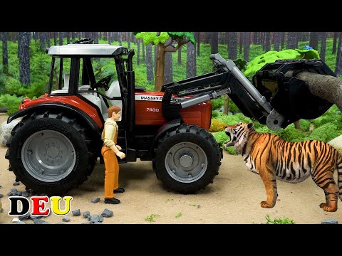 Forstwirtschaft! Traktor und