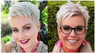 Over 40 , 50 pixie short haircut you shall instantaly adorable in 2024-2025