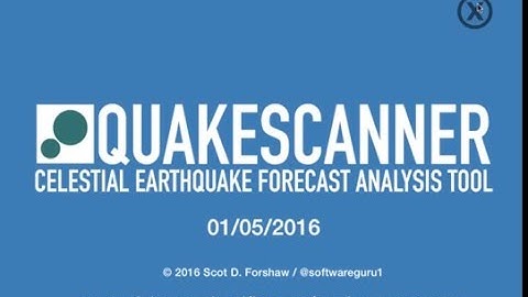 Earthquake and solar tide forecast 1st May 2016 - May 2nd & 3rd potential for large events