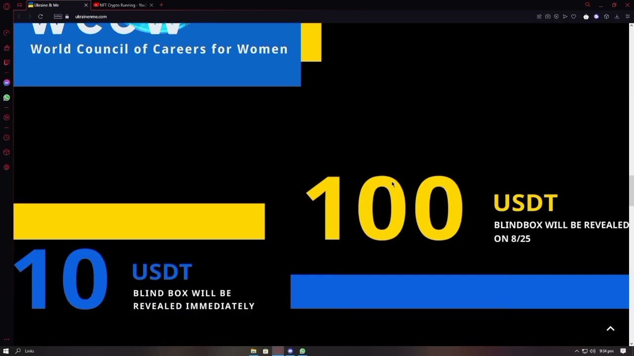 New project NFT game project NFT Crypto running 2022